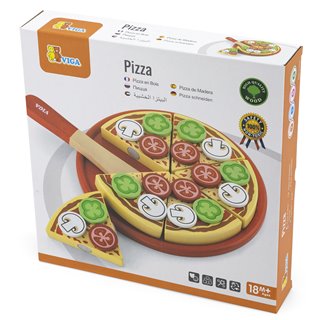 Viga Toys - Schneideset - Pizza Vegetarisch
